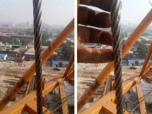 又一起鋼絲繩斷裂事故，造成2人被砸身亡！